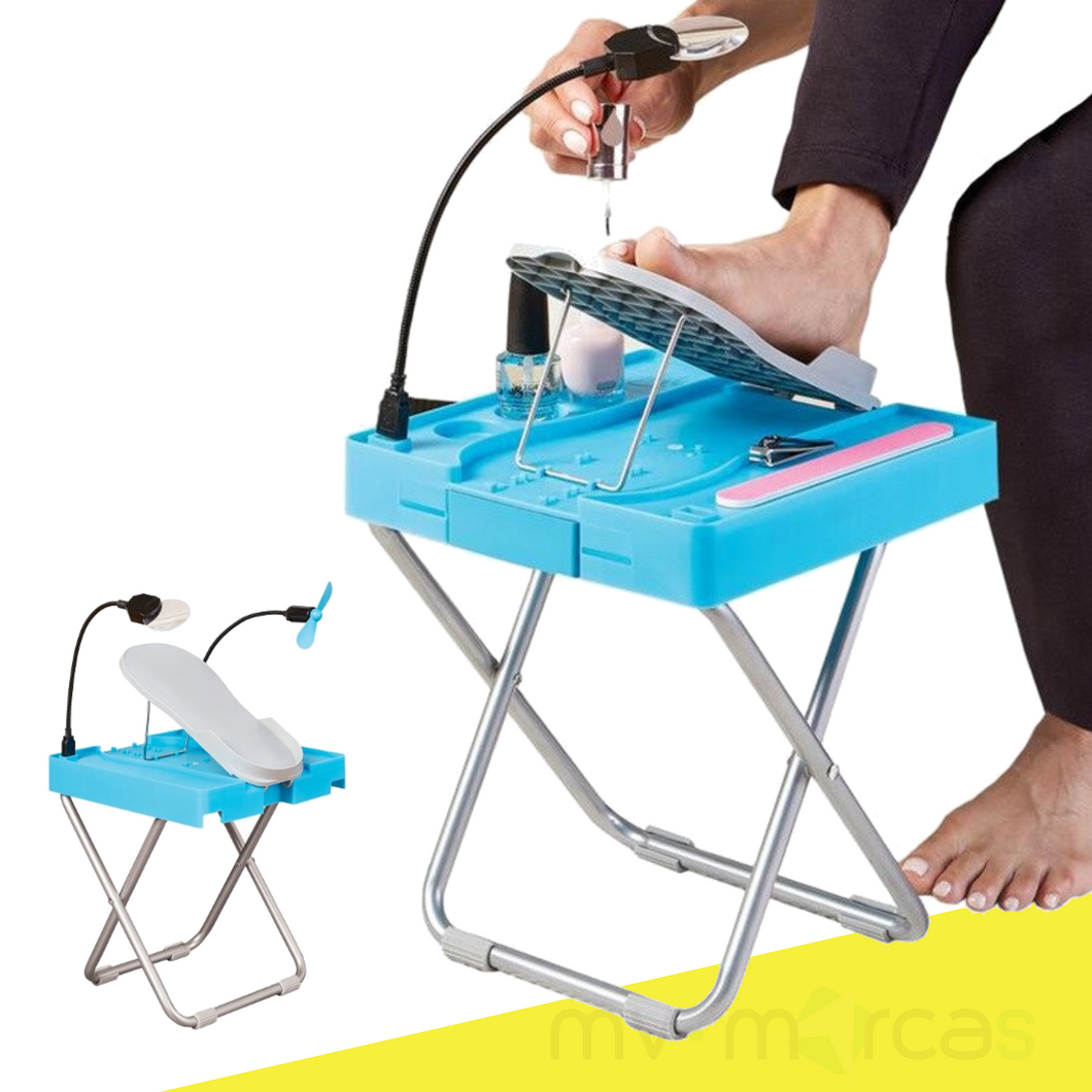 MESA PARA PEDICURE MULTIFUNCIONAL PLEGABLE