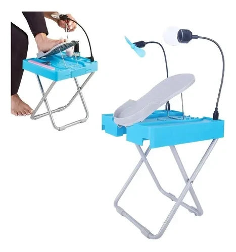 MESA PARA PEDICURE MULTIFUNCIONAL PLEGABLE