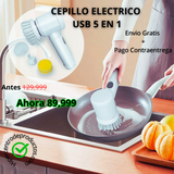 CEPILLO ELECTRICO USB 5 EN 1