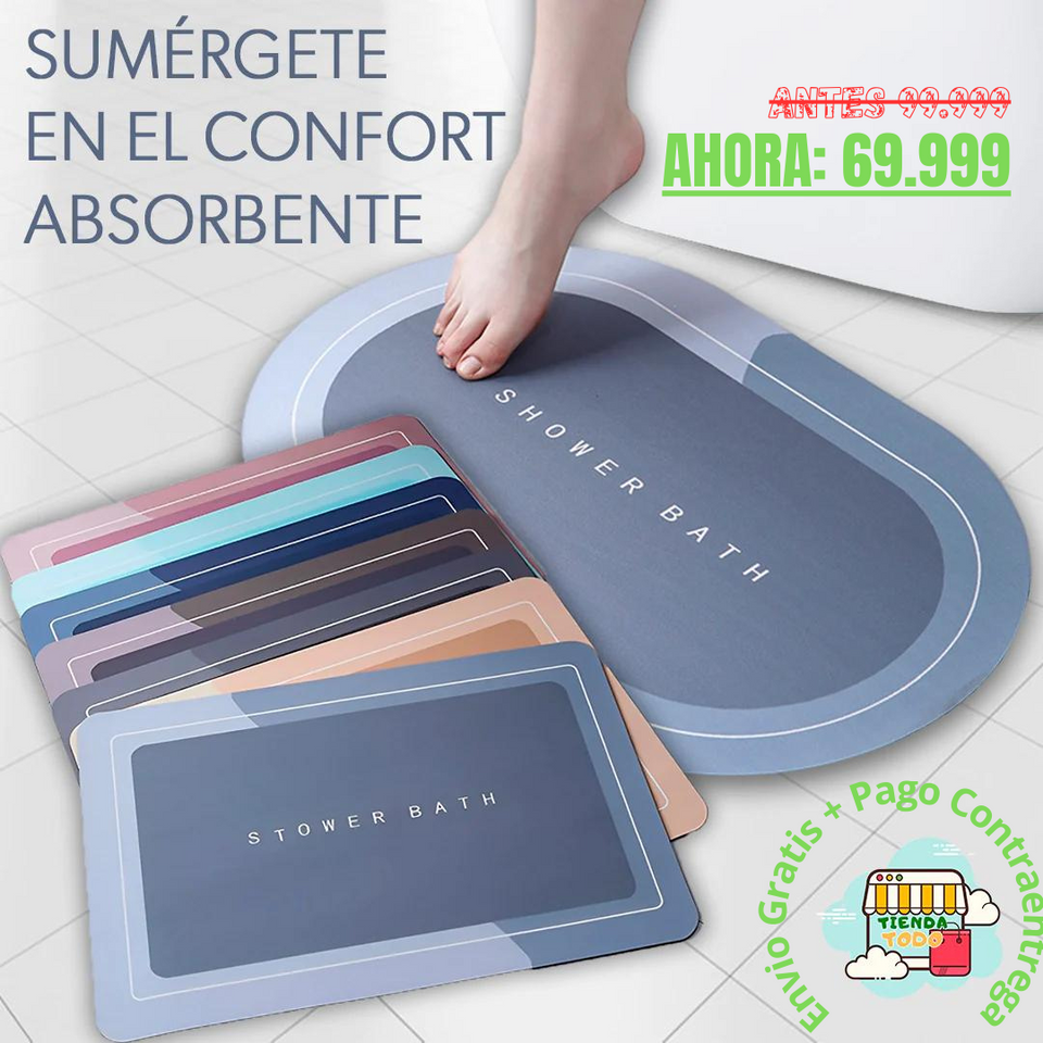 Tapete de baño  ultra absorbente