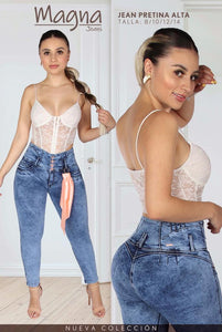 Jeans piel de durazno